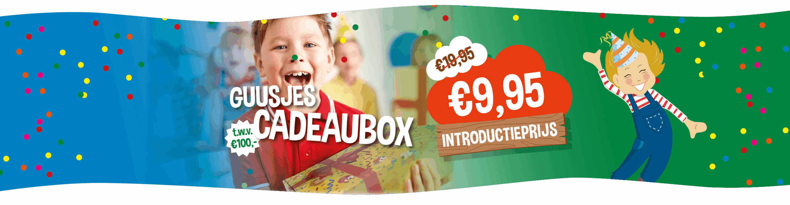Boek je verjaardagsbox bij je kinderfeestje voor deze introductieprijs