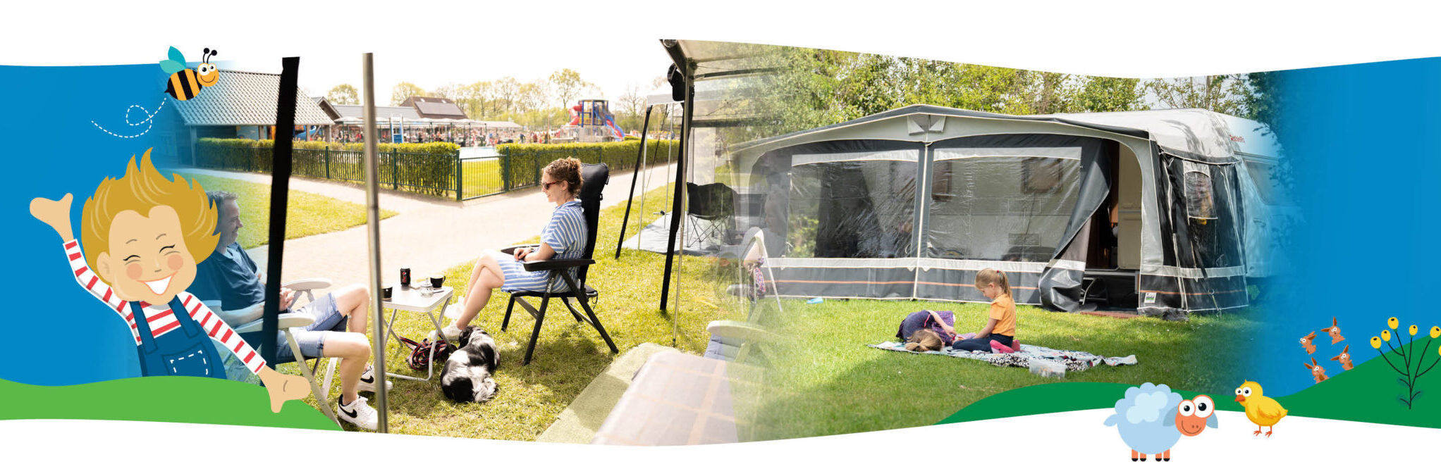 Wache auf dem besten Kindercampingplatz der Niederlande auf: De Flierefluiter